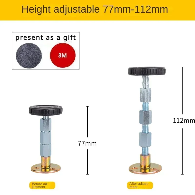 Wood Home Furniture Legs Bedside Anti-shake Cabinet Furniture Anti-fall Device Fixtures Pied De Lit Bed Headboard Parts