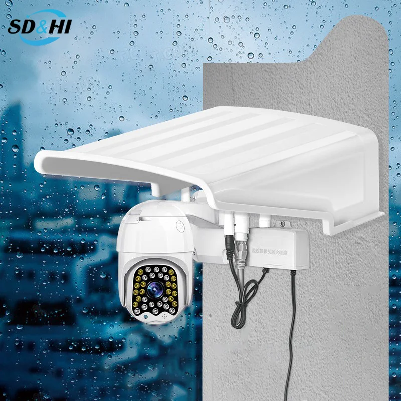 Protective Covers Shield Wall Waterproof Rainproof Cover Turret Dome Cameras Protection Box Security Camera Protection Case security camera cover