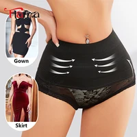 Flarixa façonnant slips dentelle gaine amincissante culotte pour femmes contrôle du ventre bout à bout sous-vêtements culotte taille haute respirant 5