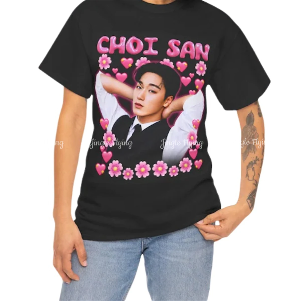 ATEEZ SANベースボールTシャツ ジャンクソン JHANKSON ベースボール 野球 ソフトボール ウェア