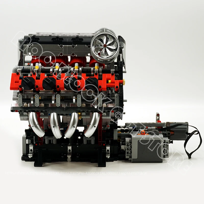 金型王ハイテク電気的に F488 スーパーカー V8 エンジンモデル