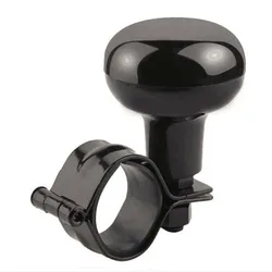 Enhanced Steering Wheel Auxiliary Control Knob with Booster Ball - Interior Car Accessories (Black)