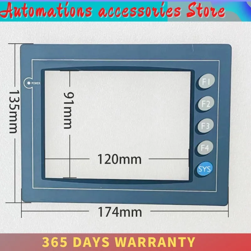 Touch Screen Panel Glass Digitizer with Front Overlay Protective Film for DOP-AE57BSTD DOP-AE57CSTD DOP-AE57GSTD