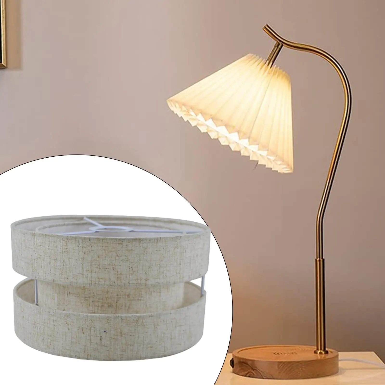 Pendant Light Lampshade Modern Table Lamp Shade for Bedroom Teahouse Kitchen