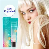 Natural White Gold Fading Paste 9 Degrees Quick Fading Hair Dye Cream Tasteless Easy to Wash Hair Bleaching Agent