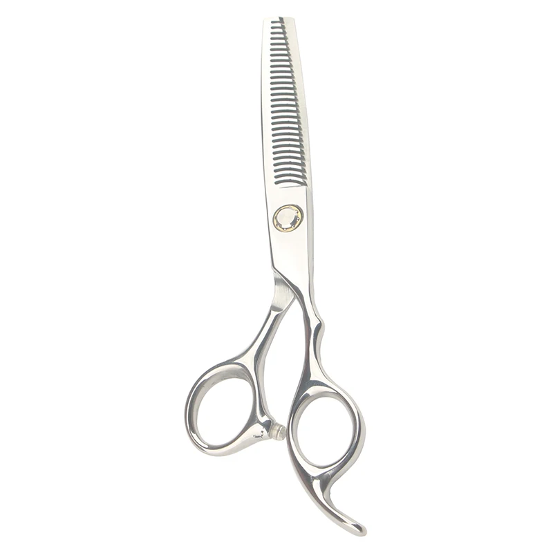

6 Inch Japan 440C Stainless Steel Double Teeth Barber Hair Thinning Scissors