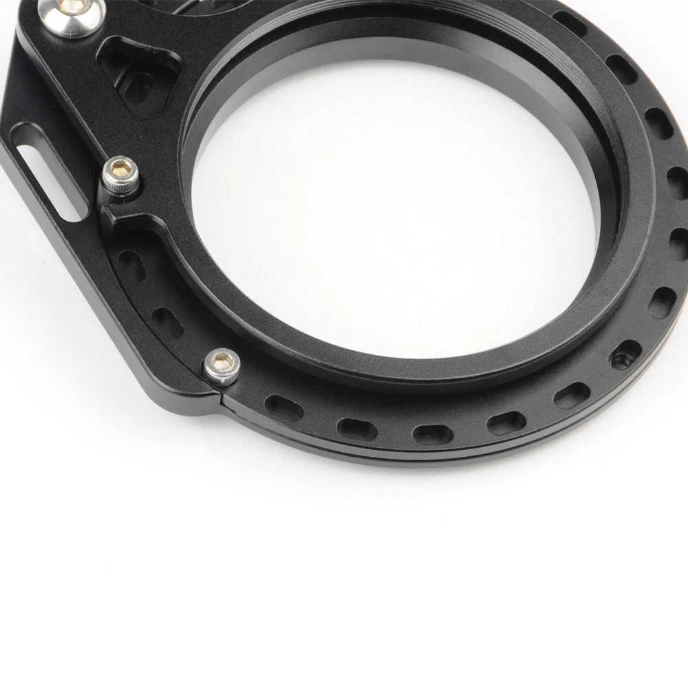 Adaptateur rabattable 67mm pour boîtier sous-marin GoPro - Noir/Rouge