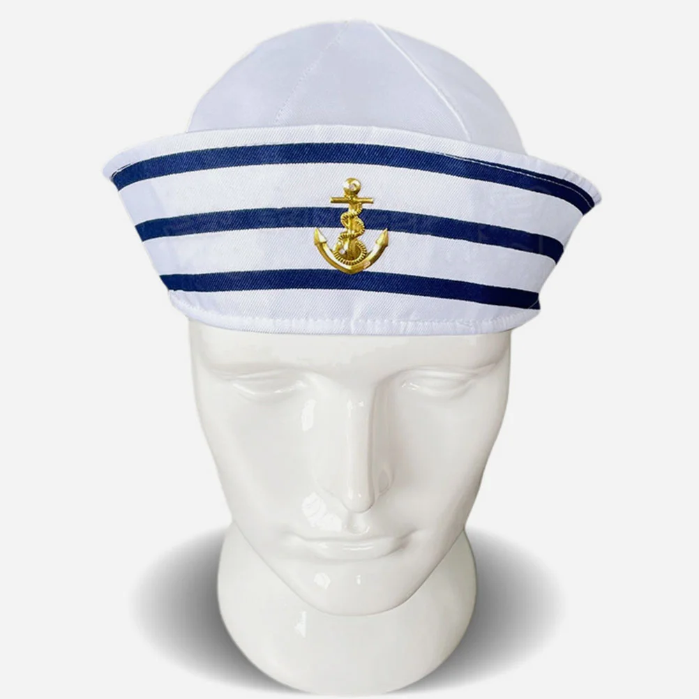 

Man Hat Sailor Clothing Accessories Captain Hats for Boating Cosplay Captains Costume Prop Women Miss