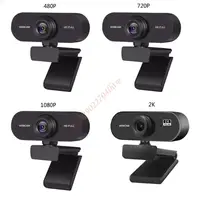 72XA USB Ready 2K 1080P 720P 480P Webcam with Integrated Noise Reduction Microphones - Image 2