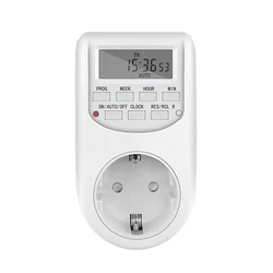Programmable Digital Timer Switch - Weekly Electronic Time Control (EU)