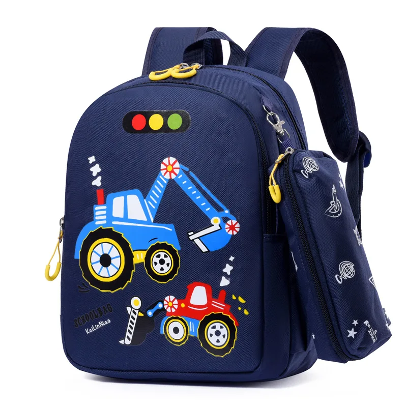 Boys Girls Cute Cartoon Toddler Rucksack Kindergarten Schoolbag Anti-lost Backpacks School Bags - 5