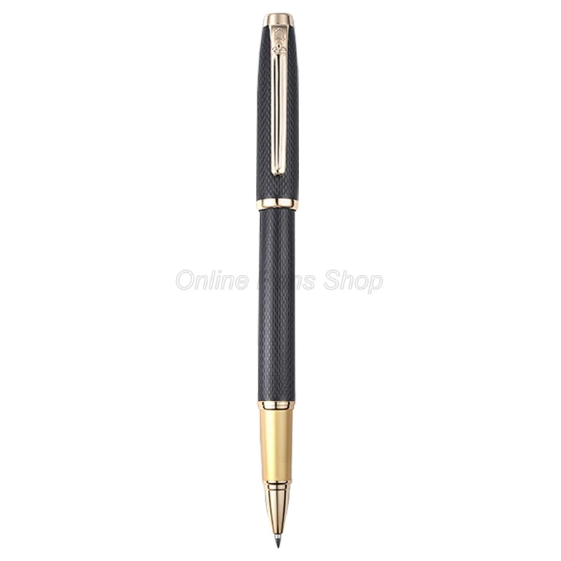 Montagut Luxury Black Barrel And Golden Trim Iridium Roller Ball Pen Classic Writing Gift Pen Not Gift Box