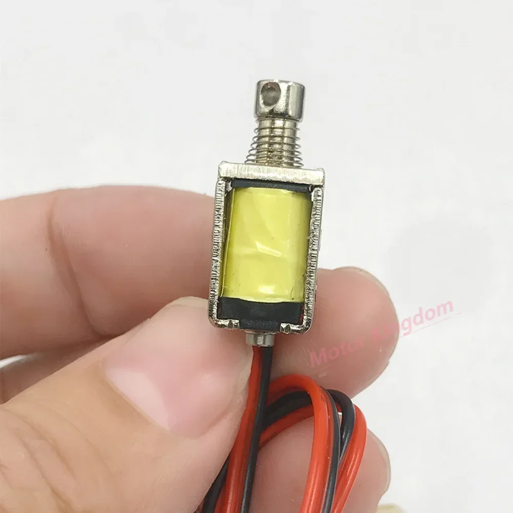 DC 3V 5V 6V 9V 12V 8 มม.* 10 มม.Mini Push/ดึงประเภท Linear ไฟฟ้า Solenoid Micro ฤดูใบไม้ผลิ Solenoid แม่เหล็กแม่เหล็กไฟฟ้าจังหวะ 4 มม. 1