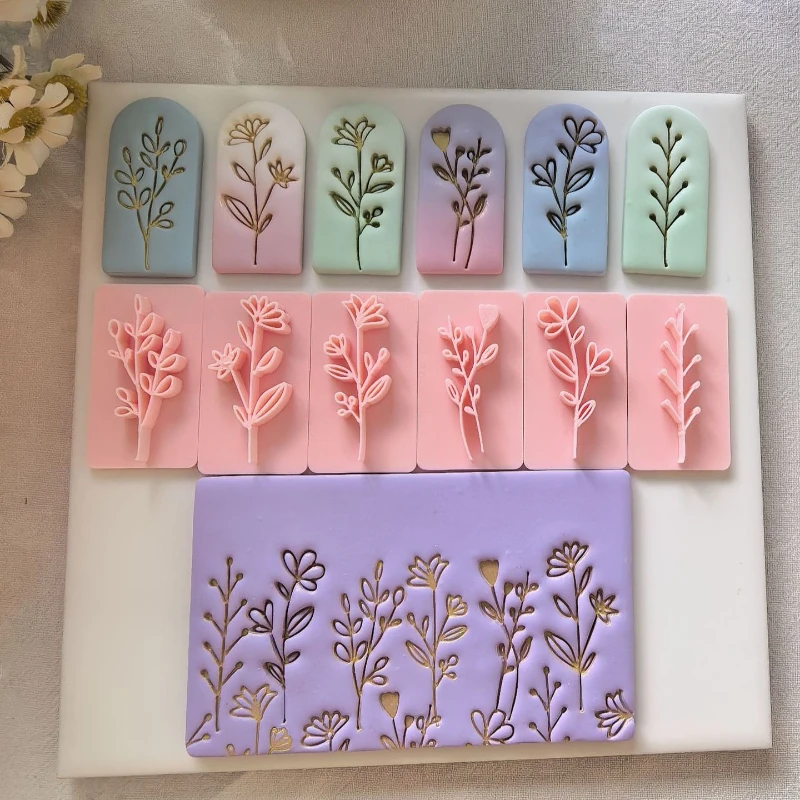 Soft Pottery Earrings Mold Set for DIY Handmade Jewelry Making