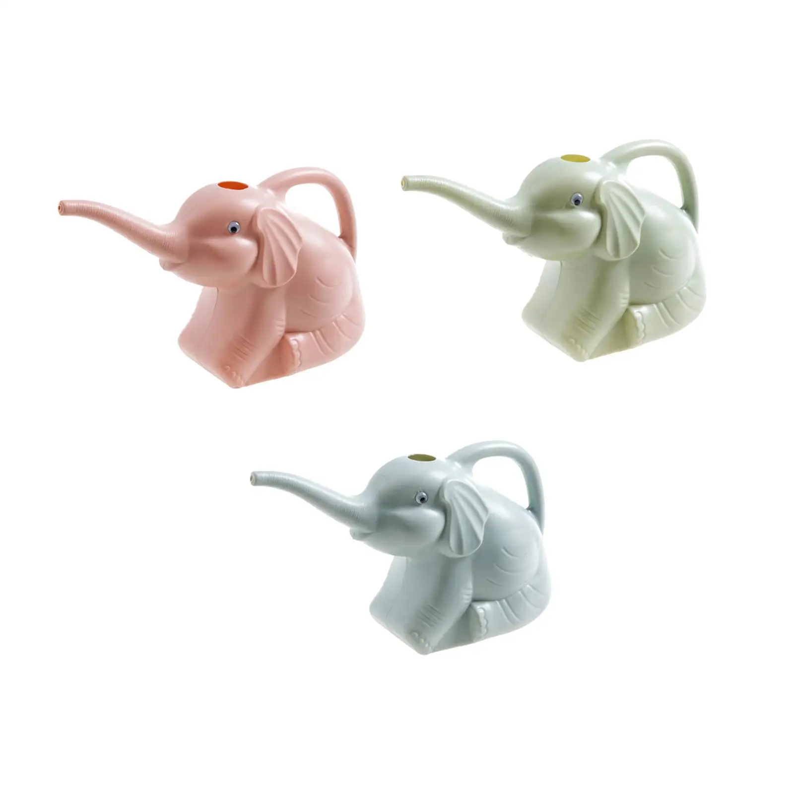 2 Liters PP Elephant Watering Can Plants Watering Pot 11.8x4.7x7inch Gardening Tool for Garden Flower