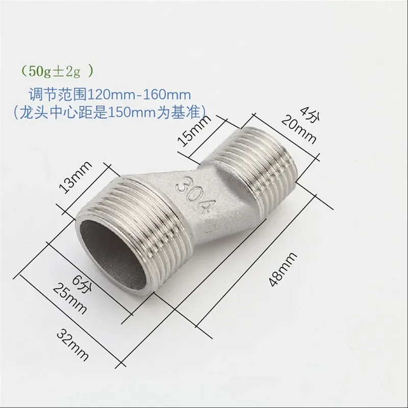 Shower Faucet Curved Foot Fittings Brass Shower Room Pipe Bend Connector Bathroom Elbow Reducing Kitchen Angled Change Joint images - 6