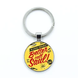 Better Call Saul Glass Dome Keychain - Stylish Fashion Accessory Gift (1)