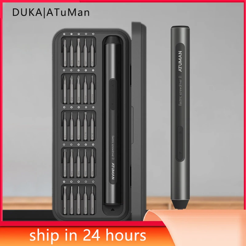  DUKA ATuMan Precision Electric Screwdriver Set Rechargeable Steel Bits Cordless Repair Power Tools Mini Screwdriver 