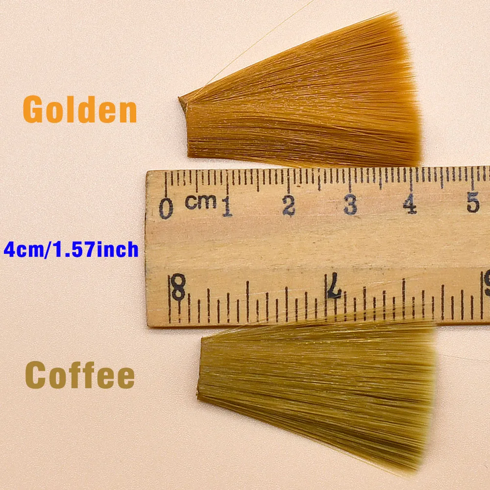 Fine Brown Nylon Tapered Floating Fly Tying Tail Fibers - 2 Pack