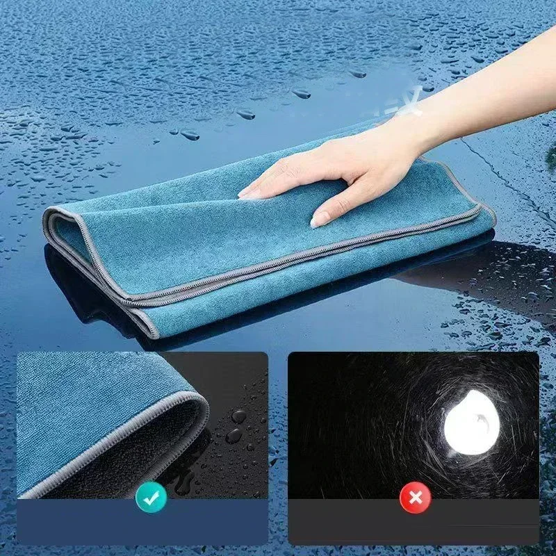 Car Wash Towels Cleaning Cloth Absorbent Dry Cloth General Purpose Microfiber Towel Thickened Car Absorbent Cleaning Products