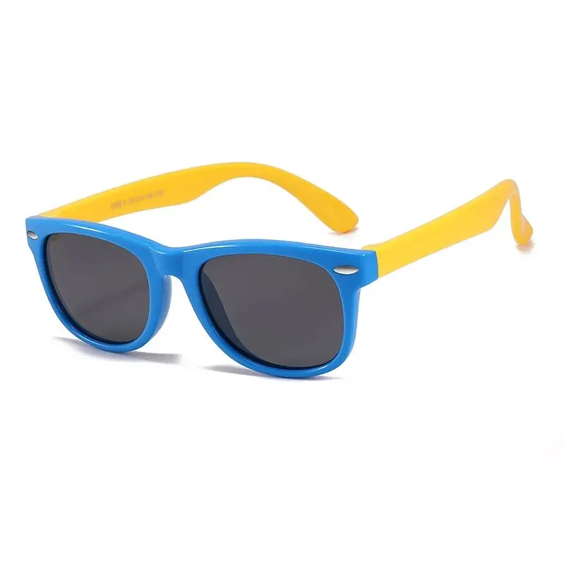 Kids Sunglasses Baby Silicone Sunglasses with Box Boys Girls Outdoor Goggles Sun Glasses AC Lens Safety and Cases Gift for Kids