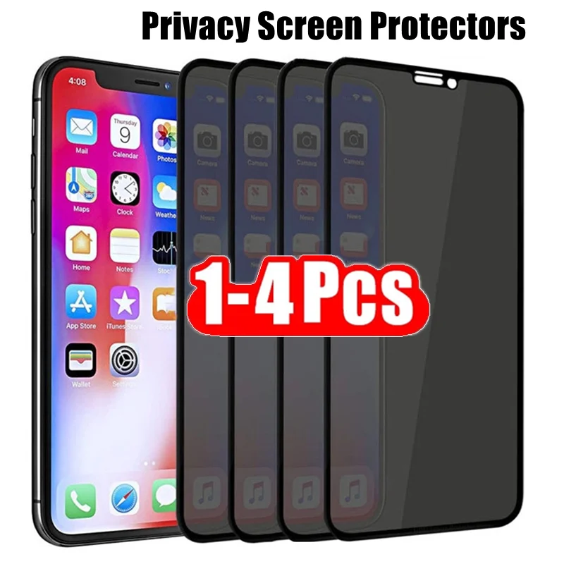 30 Degrees Privacy Screen Protectors For Iphone 12 11 Pro Max 13 Mini Antispy Protective Glass