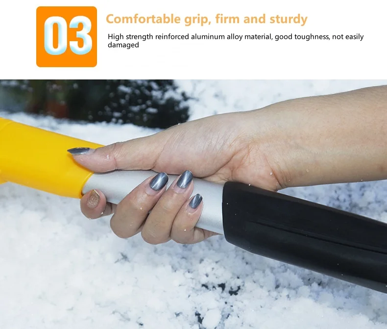 Extendable Car Snow Brush Winter Auto Scraper Tool