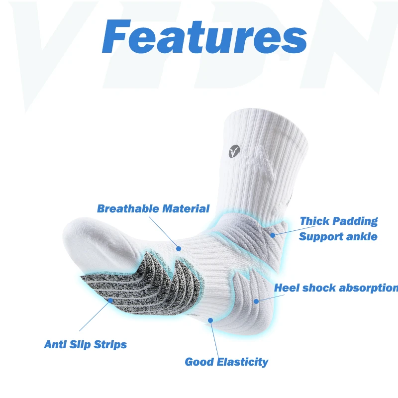 Non Slip Basketball Socks
