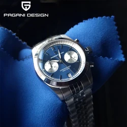 2024 PAGANI DESIGN Watch Men Quartz Wristwatches Luxury Sports watch TMI Vk64 Sapphire Watch for Men PD1775 reloj hombre