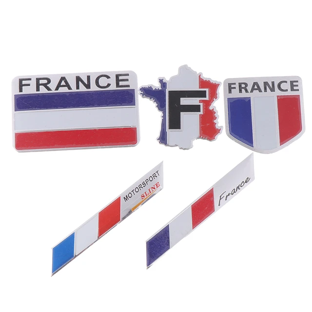 1 x emblème logo drapeau français France badge autocollant voiture  autocollant