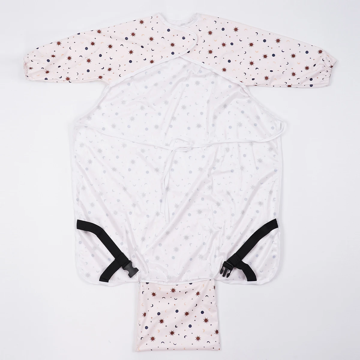 Waterdichte Populaire Print Baby Hoge Stoel Voedingshoes Lange Mouw Overall Baby Voeding Slabbetjes Handdoek Burp Schort