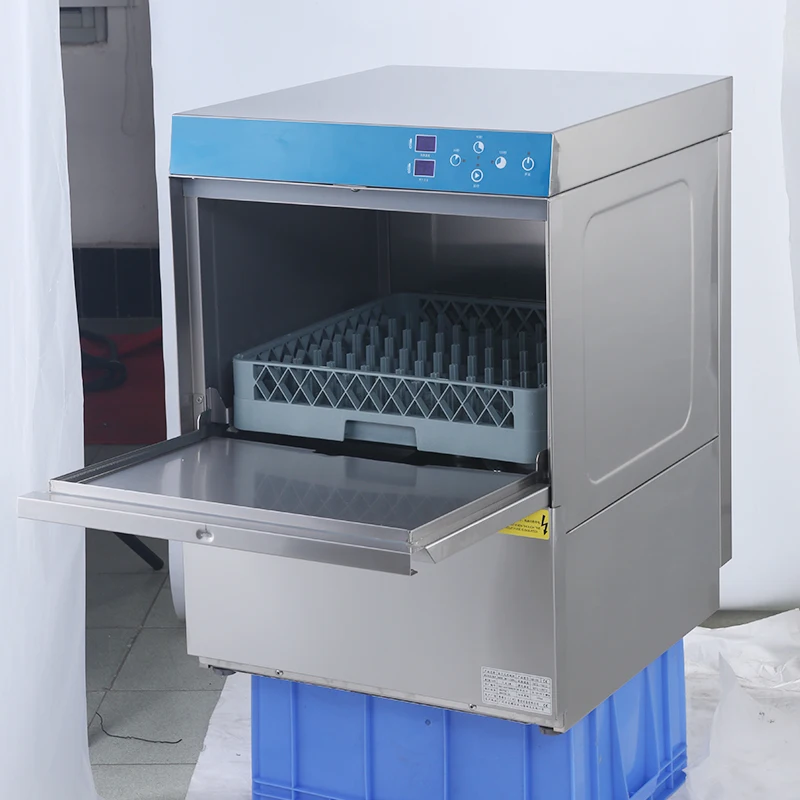 Professional Fully Automatic Commercial Undercounter Dishwasher Stainless Steel Wine Glass Dishwasher For Hotel Restaurant 3