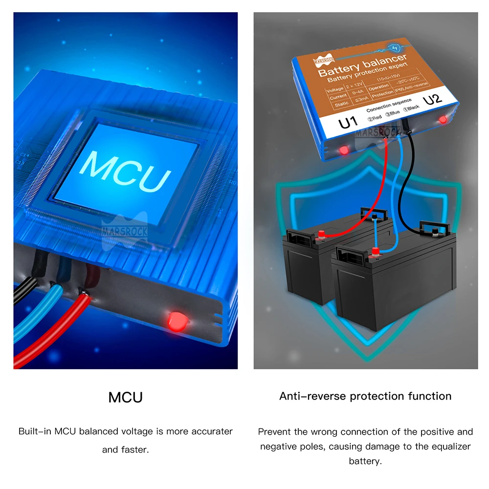 Lithium Lead Acid Gel Battery Balancer 0~4a,10~15v Suitable For