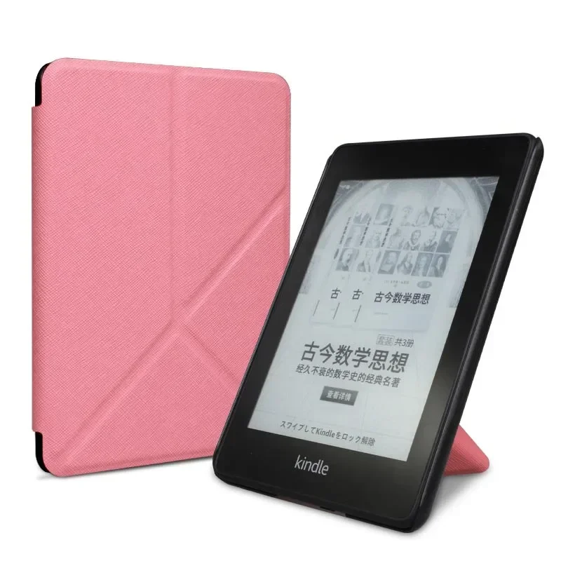 Versatile Foldable Stand Cover for Kindle - Protective Pouch for Various Sizes