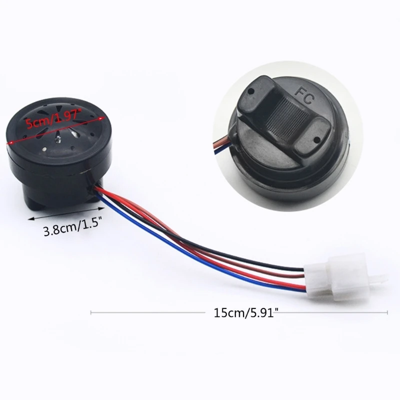 48V 60V Universal Horn Waterproof Loud 2 in 1 Motorcycle Car Electric Bike ATV