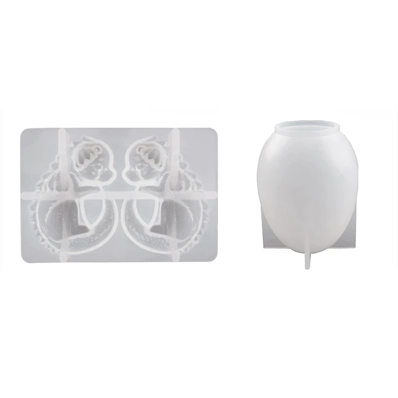 3D Dragon Egg Silicone Resin Casting Mold Set,Epoxy Resin Silicone