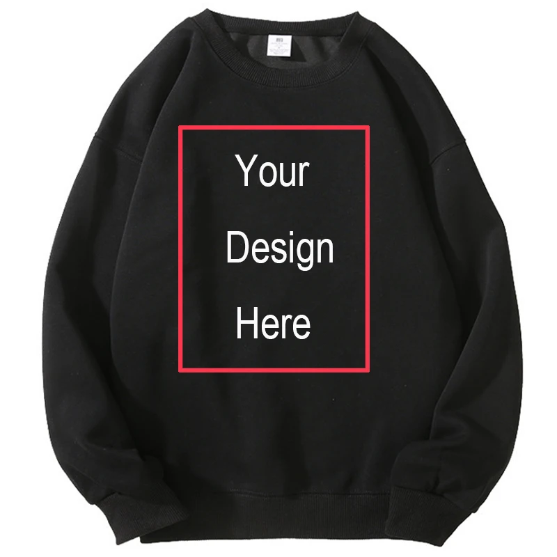 Men's Custom Cotton Hoodie with Personalized Text