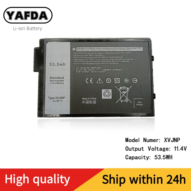 YAFDA XVJNP Battery Replacement for Dell Latitude 7330 Rugged