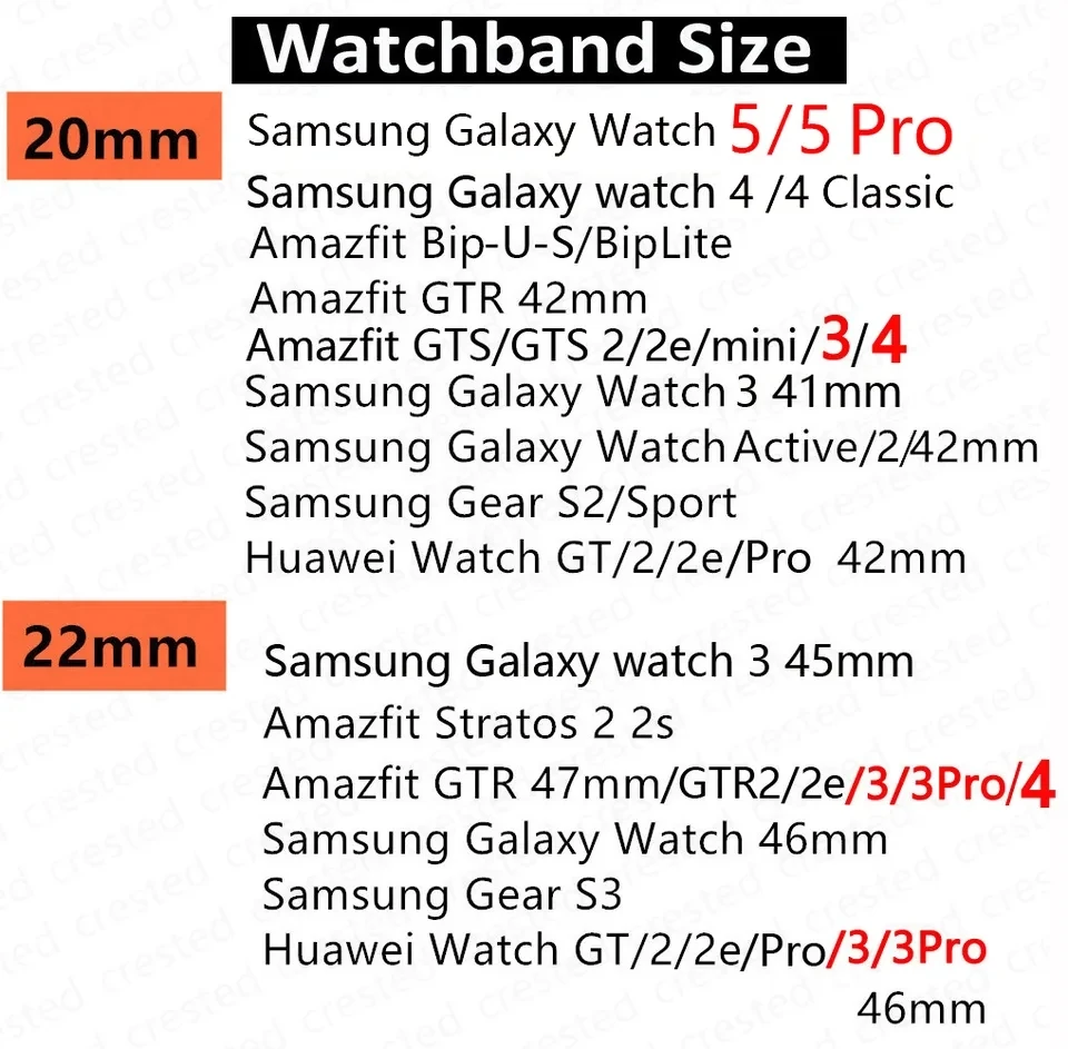 20mm 22mm Strap For Samsung Galaxy watch 4/5 pro/classic/gear s3/active 2 Sport Silicone Magnetic Buckle Huawei GT 2 2e 3 band