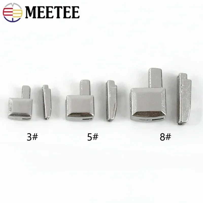 Zipper Repair Kit 1Set 3# 5# 8# Open-end Zipper Socket Stopper for Metal Nylon Resin Zippers