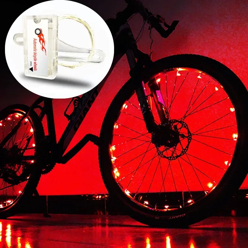 Colorful Rainproof Bicycle Wheel LED Lights Front and Rear Spoke