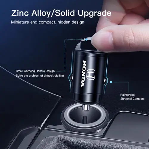 100W QC3.0 PD Mini Car Charger Fast Charging Car USB Type C Charger For Honda Pilot CRZ CRV CRX Accord Civic FIT Jazz HRV Vezel - Image 2