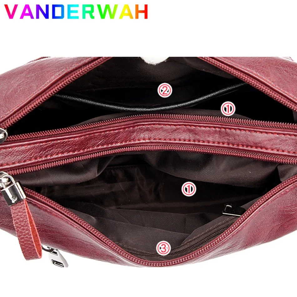 Shoulder bag Ladies handbag Crossbody bag Leather Tote for Ladies Luxury Casual Women Designer Shoulder Crossbody Sac