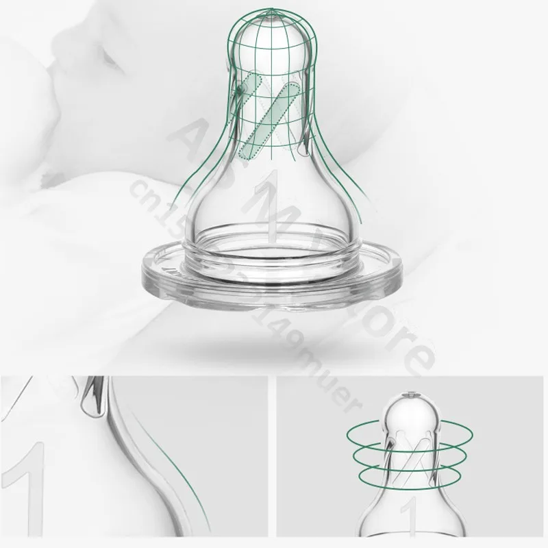 Dr. Brown's newborn Glass baby bottle/Anti-colic/baby glass bottle/standard caliber/120ML 250ML 3