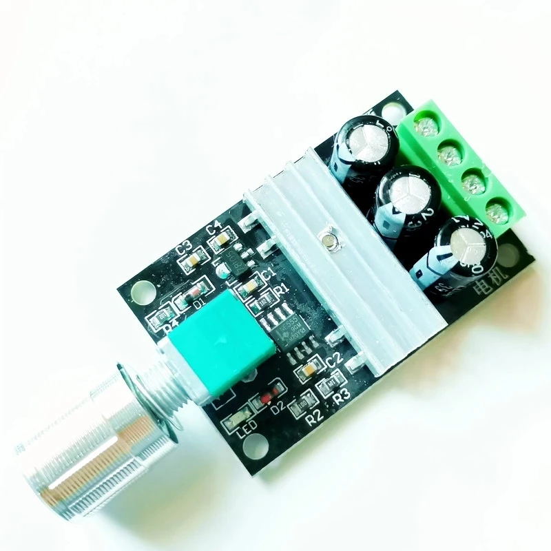 1pcs PWM Motor Speed Controller Regulator DC 6V 12V 24V 28VDC 3A 80W Adjustable Variable Speed Control With Potentiometer Switch