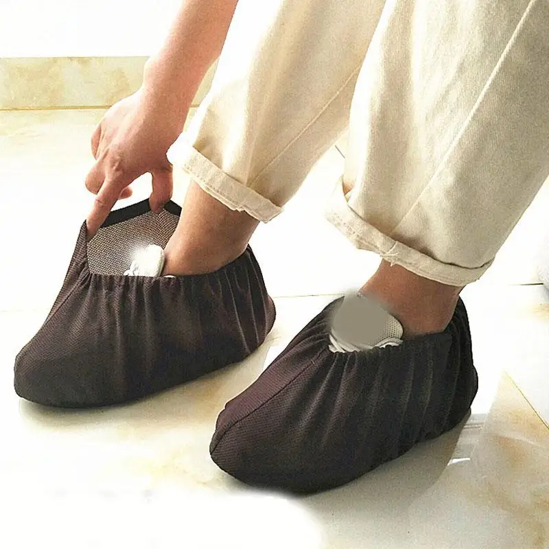 Reusable Shoe Covers Anti-skid Boots Cover Elastic Overshoes Washable Outdoor Shoe Protector Keep Floor Carpet Cleaning