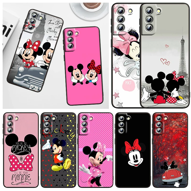 Disney Galaxy S22 plus case Galaxy S22 case Galaxy S21 FE case Mickey Mouse Galaxy S22 Ultra case Minnie Mouse Samsung Plastic case