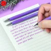 Matte Purple Gel Pen, 0.7mm Thick Nib, Smooth Writing 1/5/7pcs Purple Ink Suitable For School And Office Stationery 4