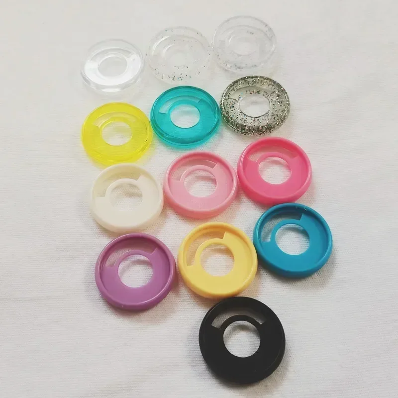 Plastic Binding Rings Loose Leaf Binding Coil Book Binding Supplies 100PCS 28MM for Mushroom Hole