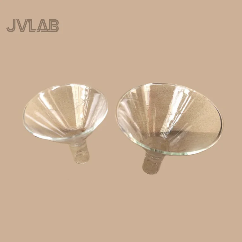 붕규산 유리 분말 깔때기 충전 깔때기 상단 I.D. 100mm 스템 L× O.D. 30mm × 20mm 교체용 파이렉스(2개 팩)
